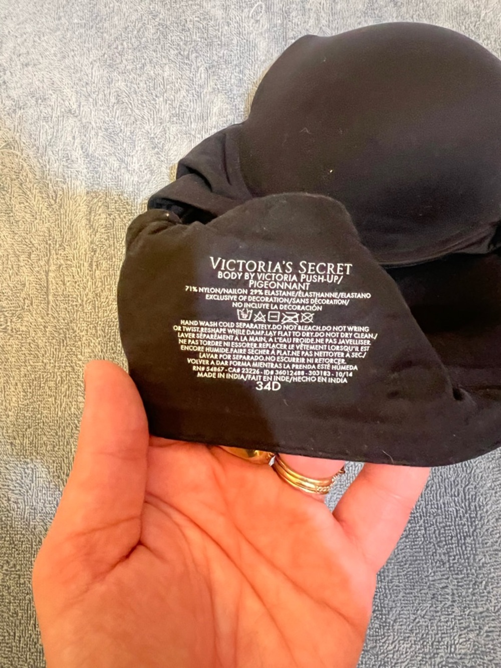 Body by Victoria's Secret Black Push Up Bra - Picture 3 of 3